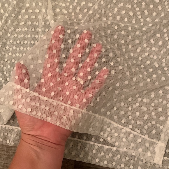 Island Passage sheer polka dot swimsuit coverup - Picture 3 of 10